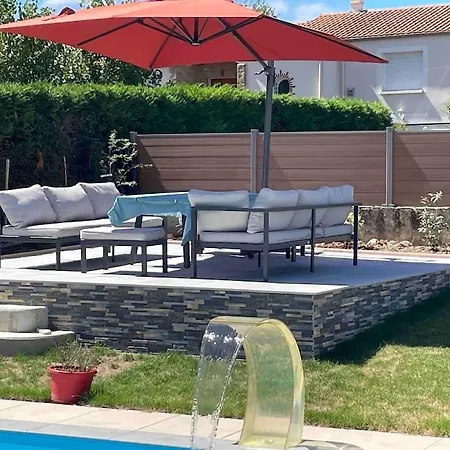 T3 Prive Avec Vue Et Acces Piscine 別荘 Basse-Goulaine